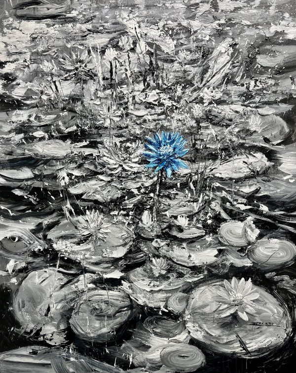 The blue flower by Eric Alfaro