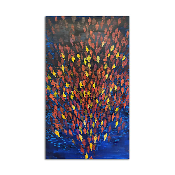 Ascending Decending- In Red by J.D. Hull, Image 2.