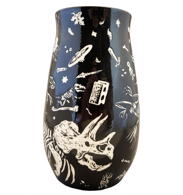 Sgraffito Vase by Kendle Durden, Chad Woody