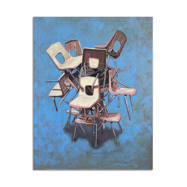 Chair Stack by Jared Gillett