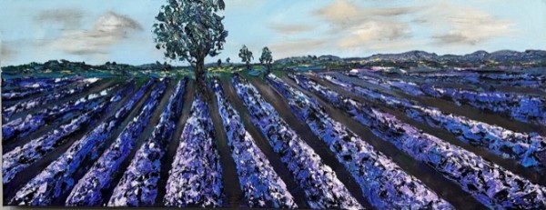 Lavender Field by Nancy Dornan
