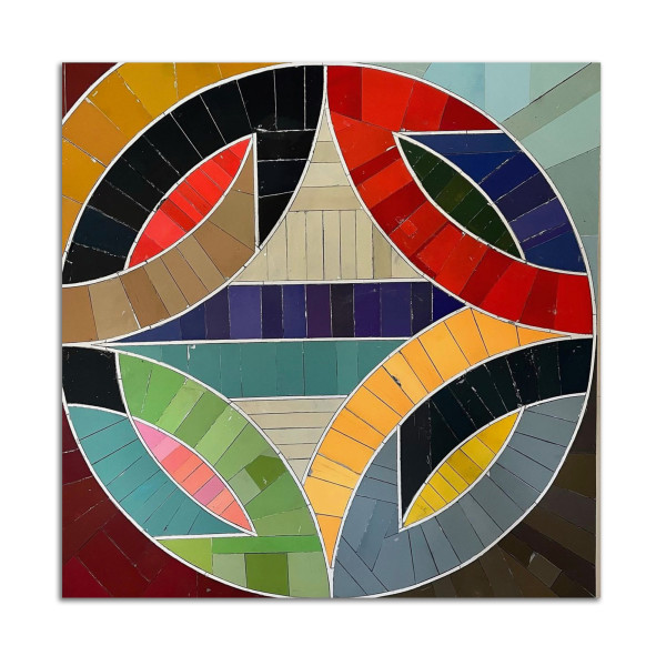 Homage to Frank Stella by Michael Bane