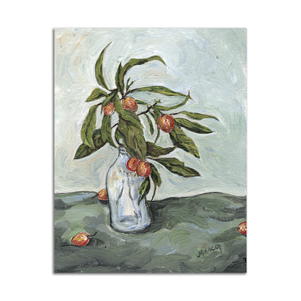Kumquat Branches in Bottle by Becca Mercer, Image 2.