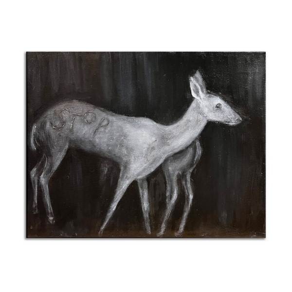Night Deer 2 by Lil Olive