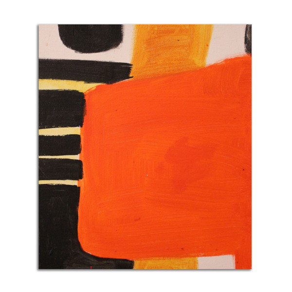 Orange Abstract by Stephanie Cramer