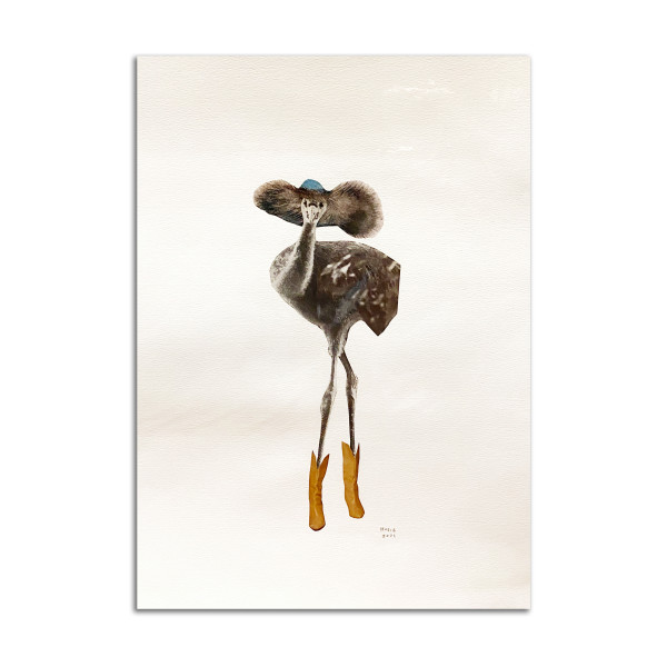 Ostrich in Cowboy Boots by Rosie Winstead