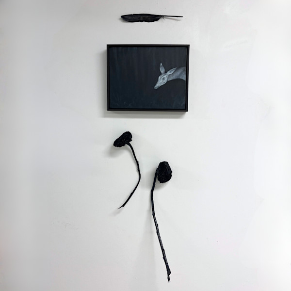 Night Deer Installation by Lil Olive