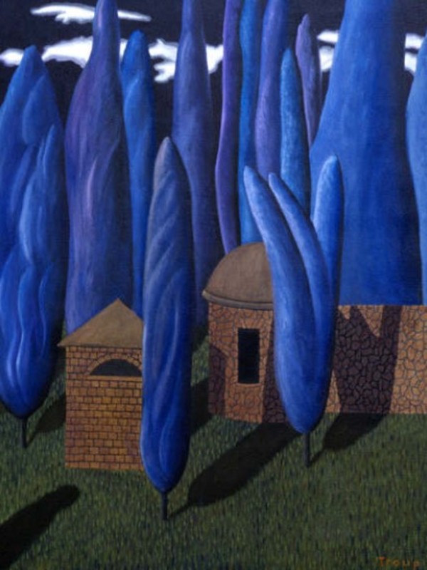 Violet Trees by Jane Troup