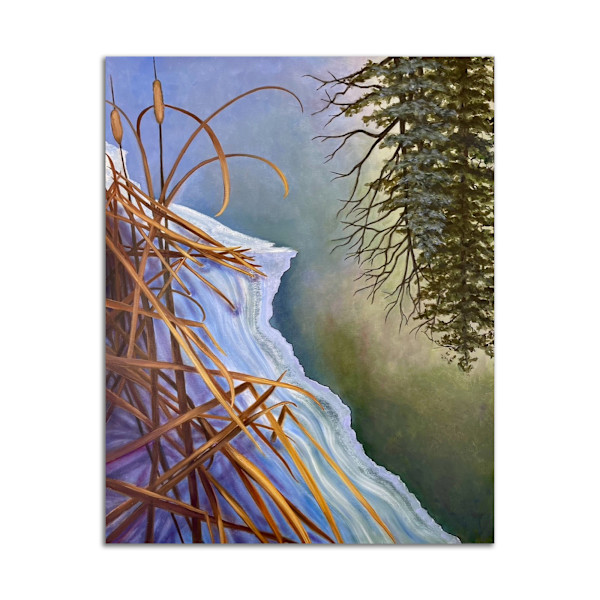 Winter Lake by Lil Olive