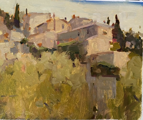 Hill Town  (Provence) by Jean Lee Cauthen