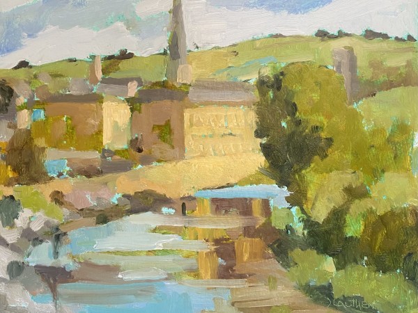 Hotel by the River Feale, Ireland by Jean Lee Cauthen