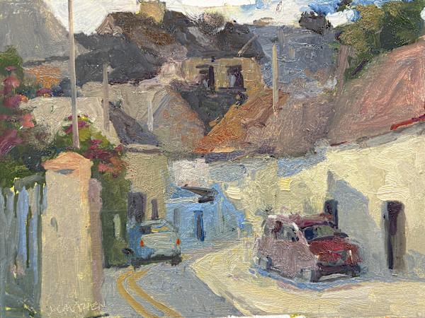 Behind the Pub, Listowel Ireland by Jean Lee Cauthen