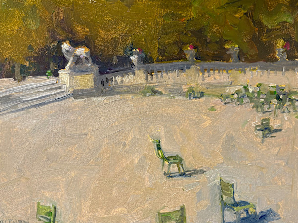 Pull Up a Chair, Luxembourg Gardens by Jean Lee Cauthen