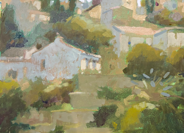 Beaumont de Pertuis evening by Jean Lee Cauthen