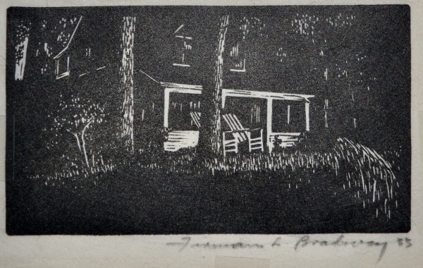 Untitled (Cabin in the Woods) by Unknown
