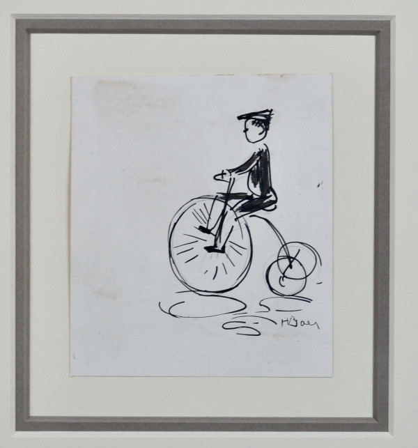 Untitled (Boy on Tricycle) by Howard Baer