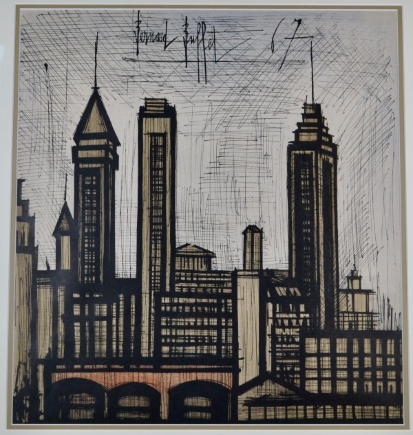 Exhibition Poster (Bernard Buffet, New York, 1967) by Atelier Mourlot (printer)