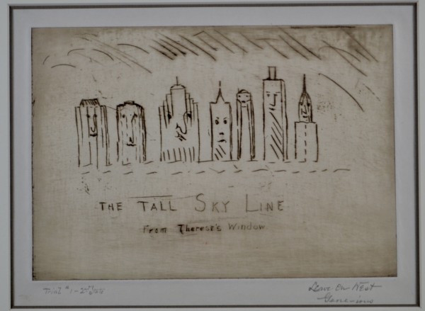 The Tall Sky Line from Therese's Window by Unknown