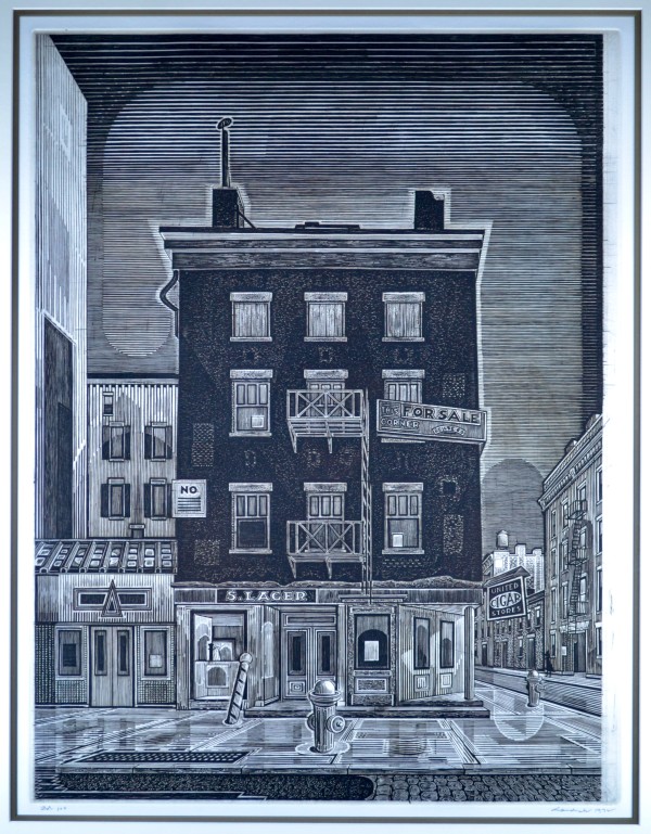 Black House, Bleeker Street by Armin Landeck