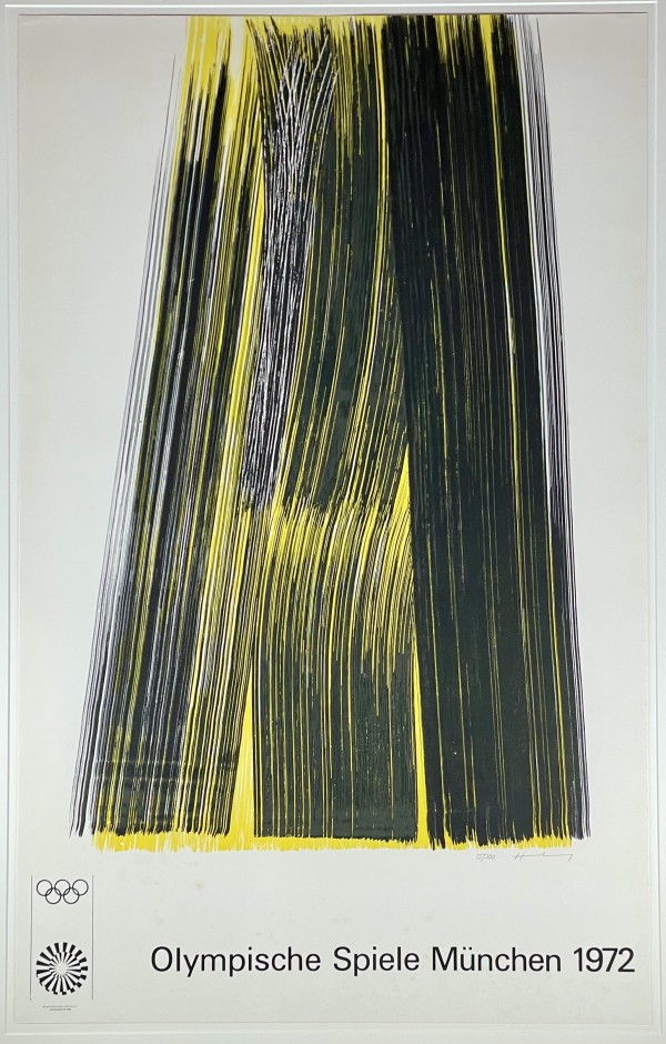 Untitled, from the Munich Olympics Portfolio, 1972 by Hans Hartung