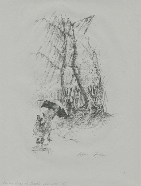 Rainy Day in South Carolina, a.k.a. The Shower by Helen Hyde