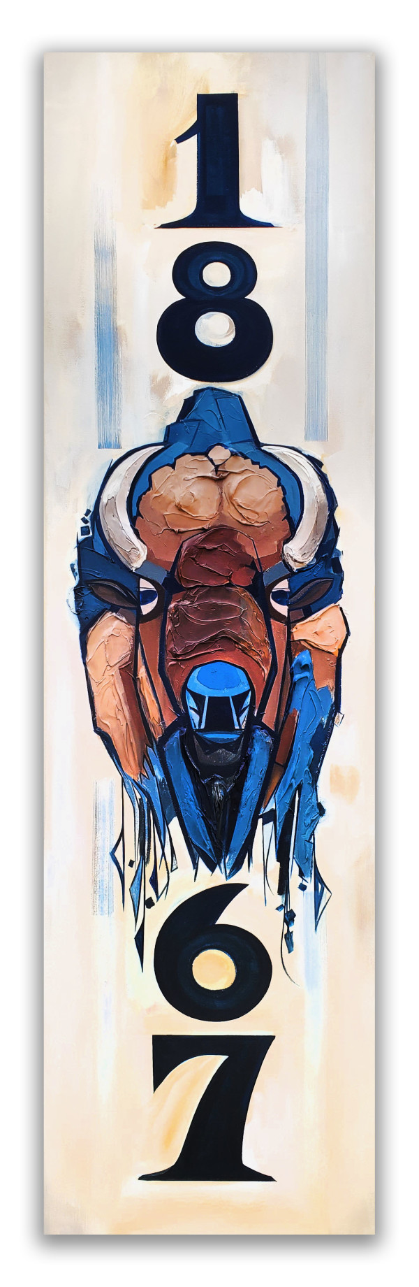 Bison Made Pt3 (Blue Bison) by Tariq Mix