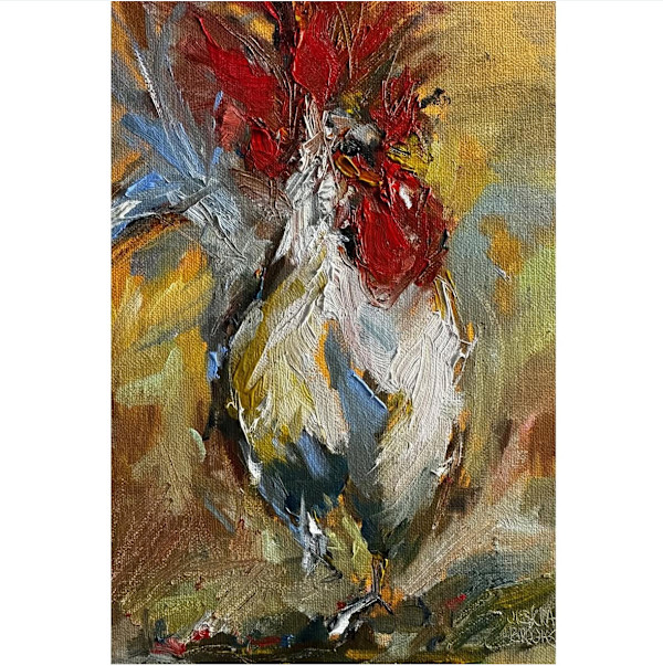 Pet Rooster by sharon jiskra brooks