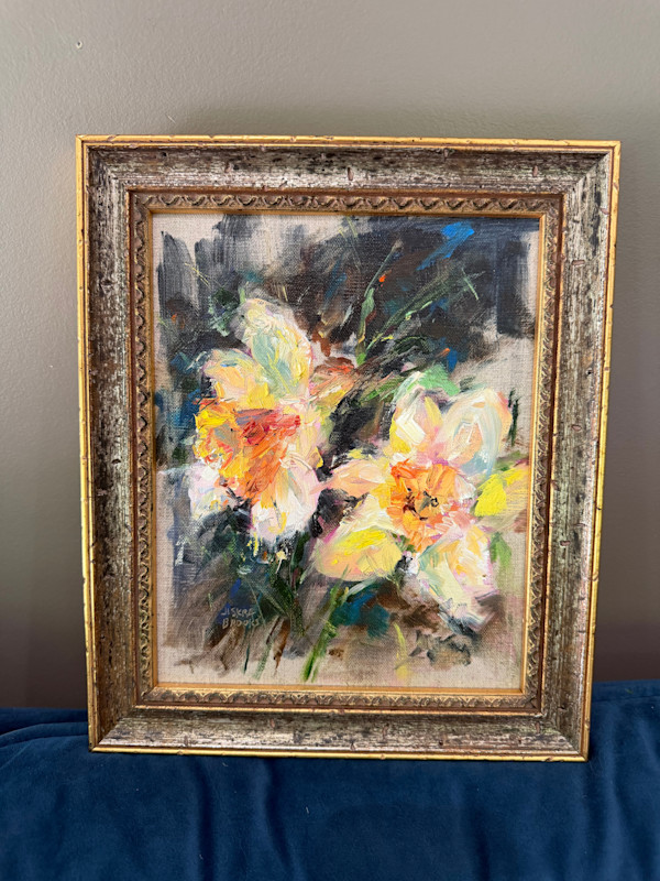 First Daffodils by sharon jiskra brooks, Image 1.