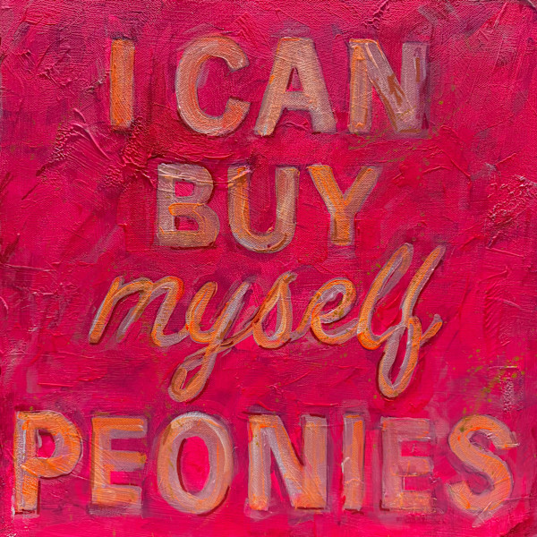 Buy Myself Peonies by sharon jiskra brooks, Image 1.