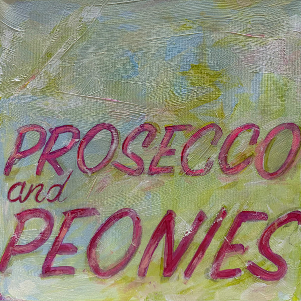 Prosecco and Peonies by sharon jiskra brooks, Image 1.