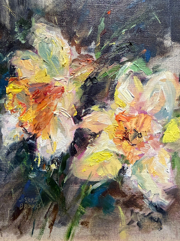 First Daffodils by sharon jiskra brooks, Image 1.