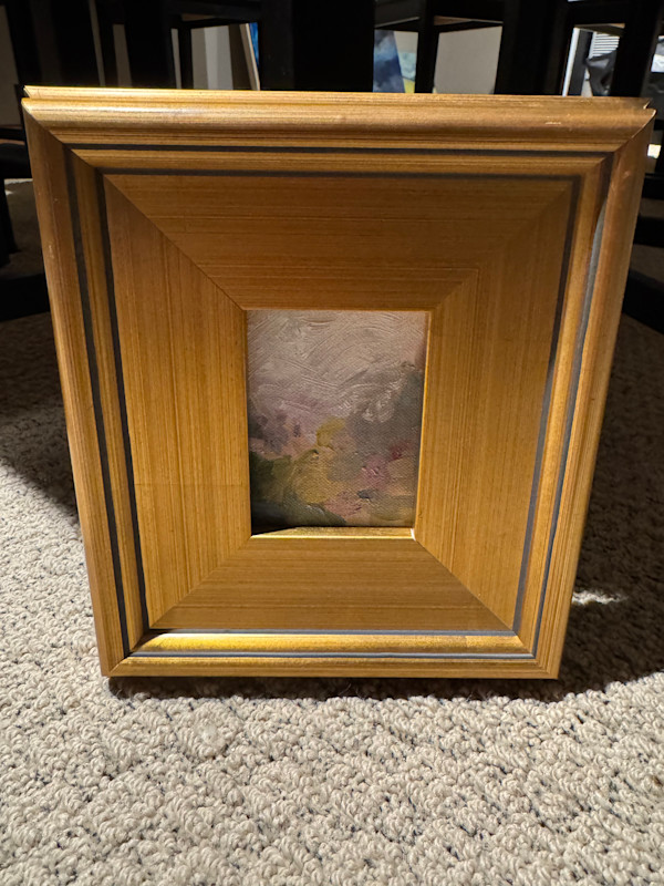 Gold Frame Mini 2 by sharon jiskra brooks
