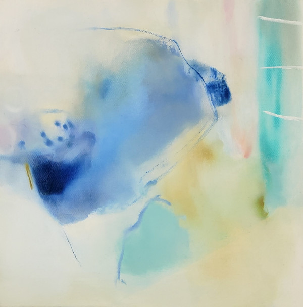 12x12 in blues, Image 1.