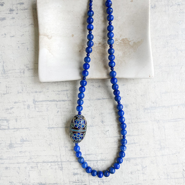 Lapis Blues Necklace by Kayte Price