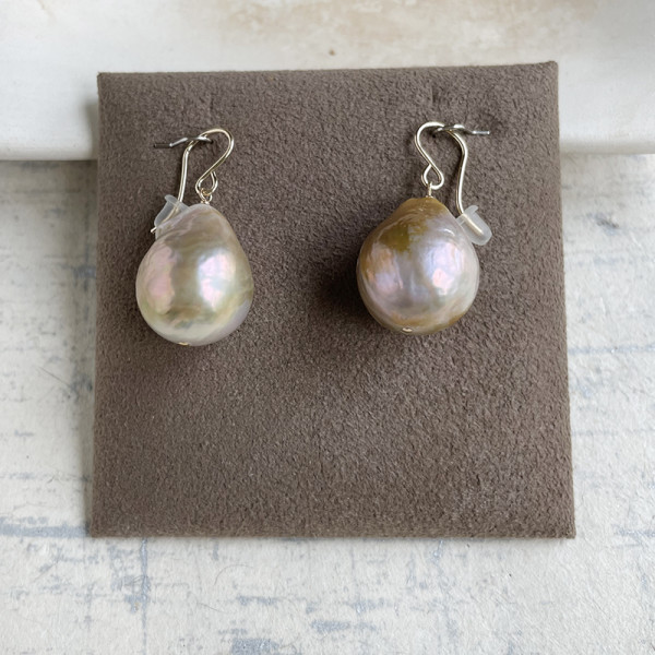 Baroque Pearl Earrings by Kayte Price