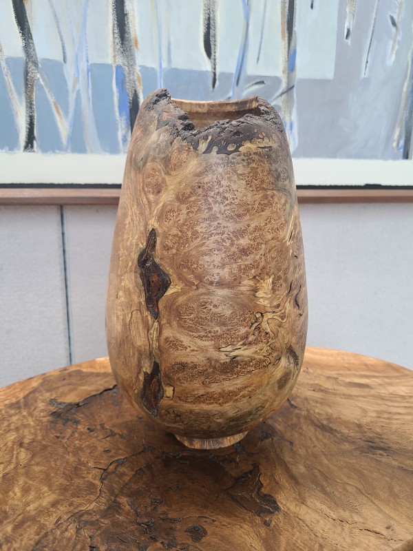 Maple Burl Vase #034 by Bill Neville