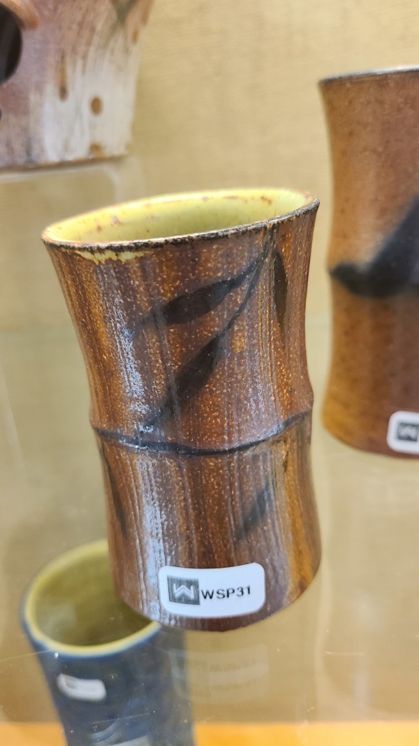 (31) Bamboo Shaped Bud Vase by Wei Sun