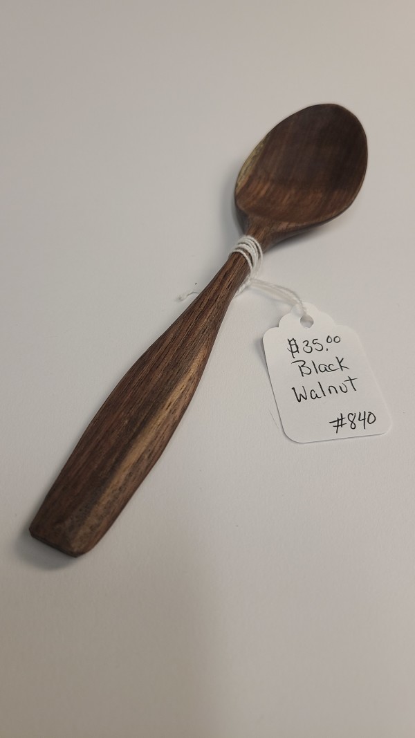 Black Walnut Spoon #840 by Tad Kepley