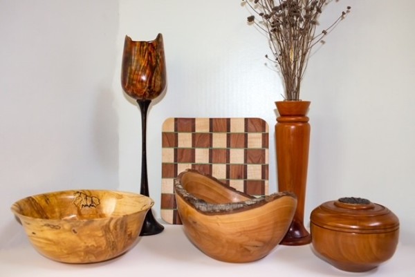 Wooden Pieces (2) by Chapel Hill Woodturners