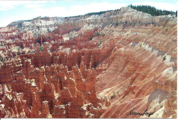 Hoodoos of the Claron Formation card - blank inside by Norma Longo