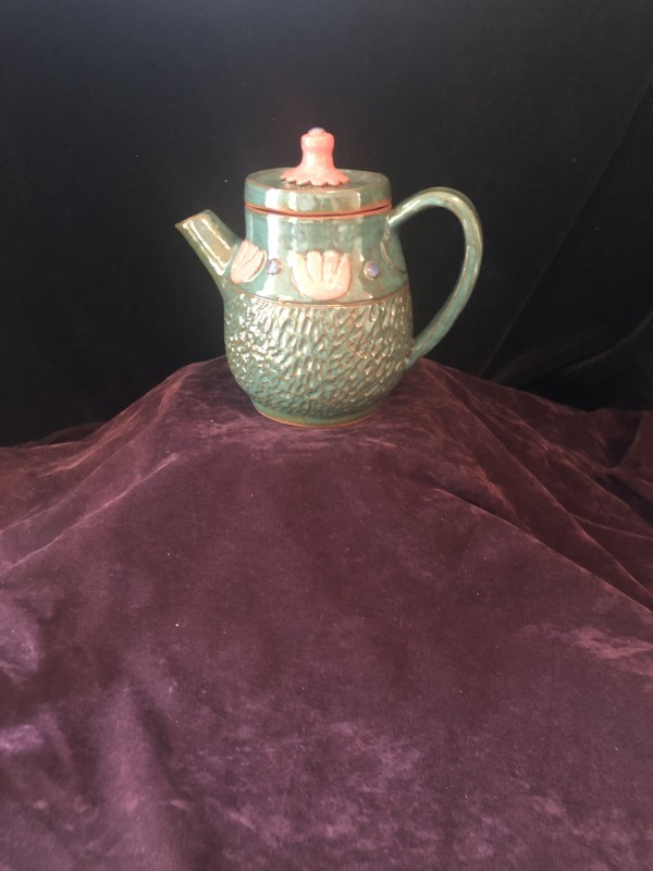 Green Teapot by Rebecca Hennessey