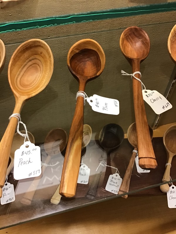 Plum Wood Cooking Spoon #821 by Tad Kepley