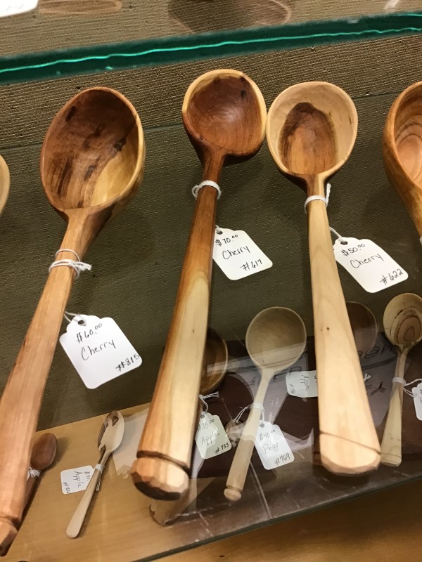 Cherry Wood Cooking Spoon #617 by Tad Kepley