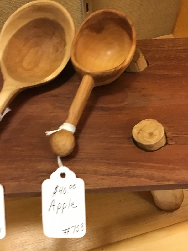 Apple Wood Scoop #758 - SOLD by Tad Kepley