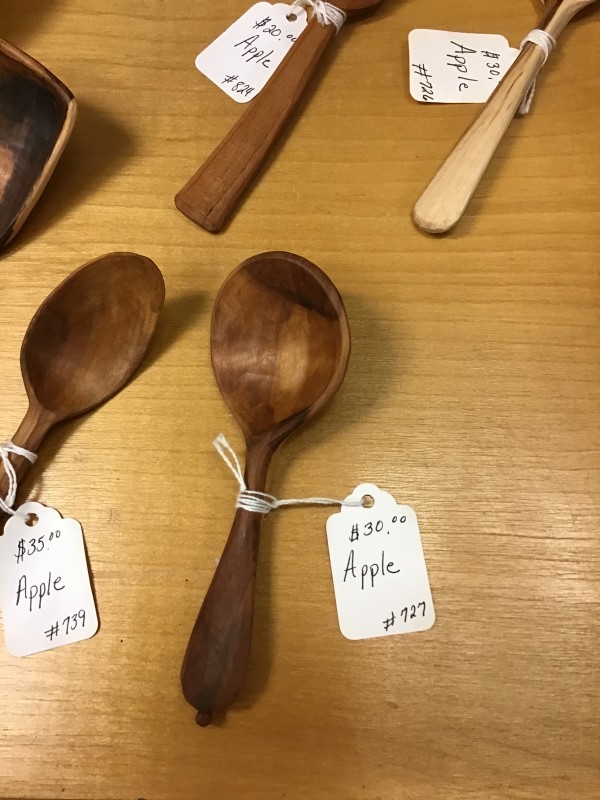 Apple Wood Spoon #727 by Tad Kepley