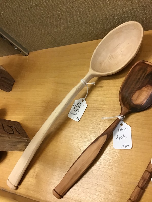 Apple Wood Cooking Spoon #716 by Tad Kepley