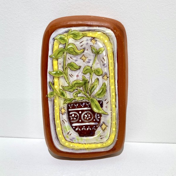 Potted Plaque by Laura Casas