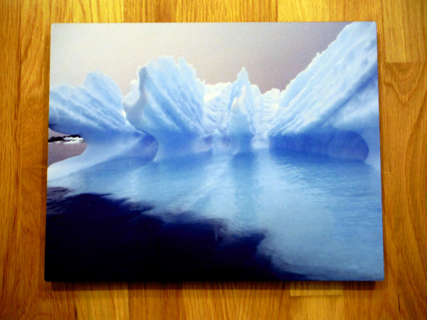 Iceberg "Splash" on metal by Norma Longo