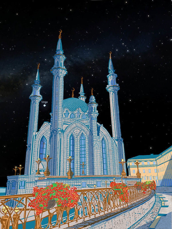 Kazan Mosque by Cat de Montjoye