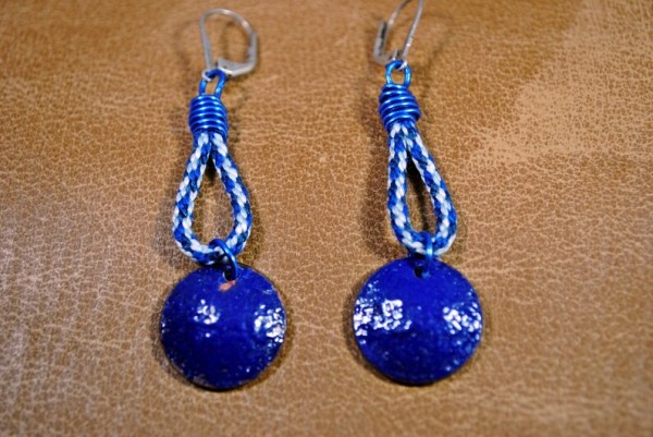 Blue Earrings by Elizabeth Lord